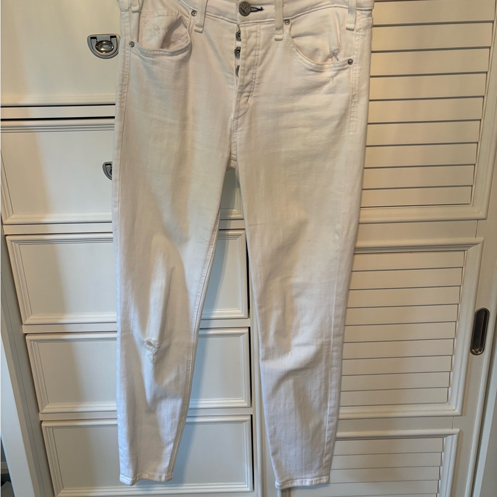 McGuire White Distressed Women's Jeans
